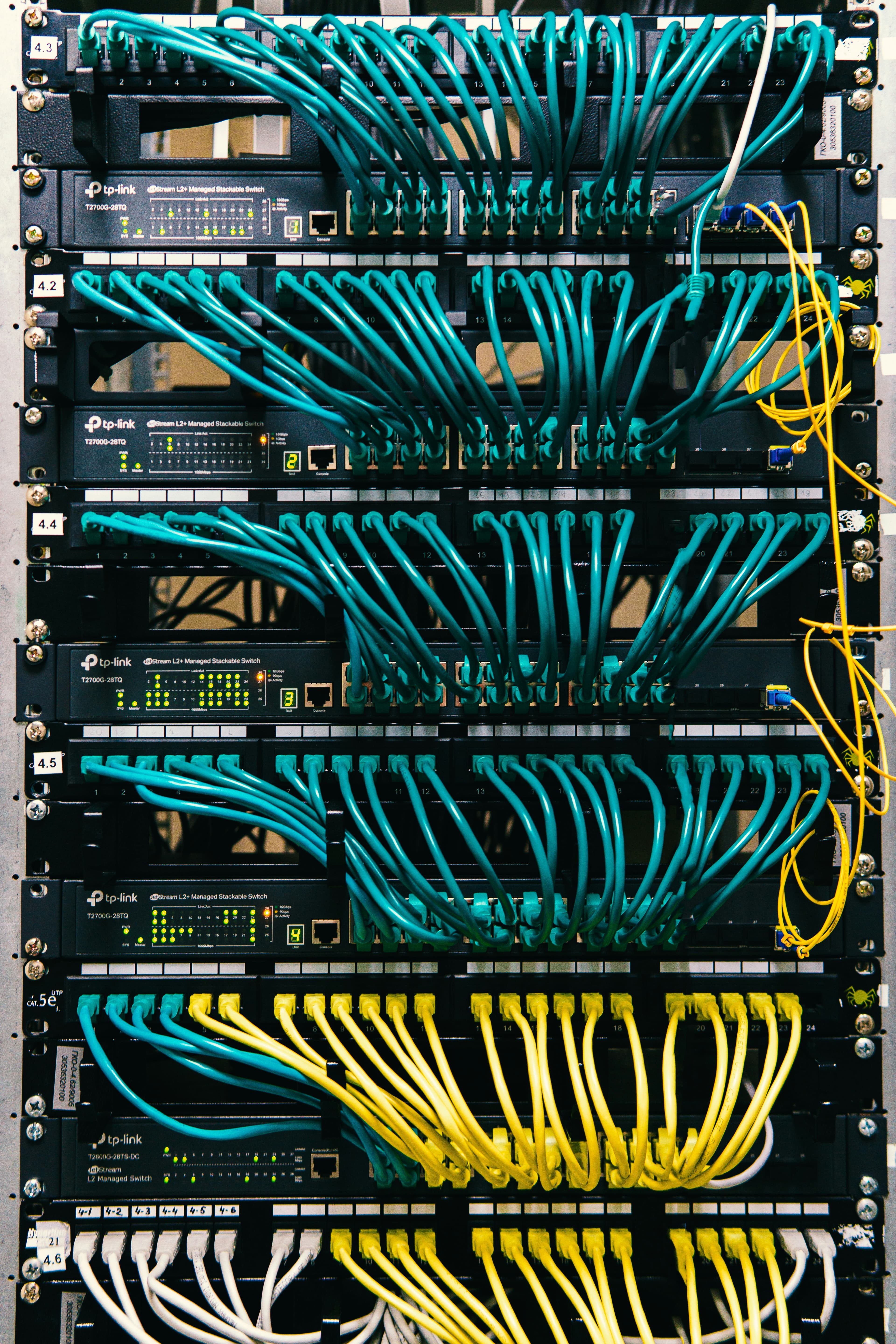 Structured data cabling installation
